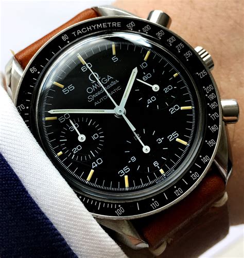 omega speedmaster automatic oro|Omega Speedmaster reduced discontinued.